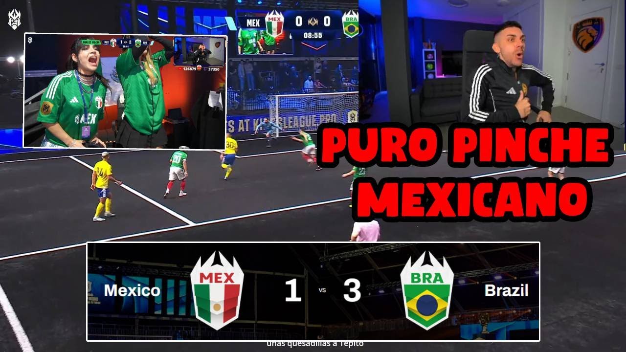 DjMaRiiO REACCIONA A MÉXICO VS BRASIL SEMIS #kingsworldcupnations
