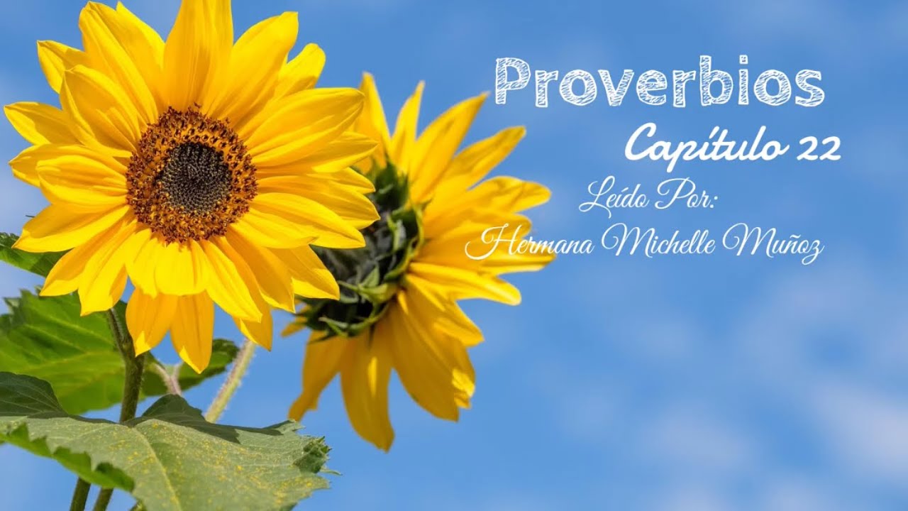 Proverbios Capítulo 22 | RV1960 | Leído Por: Hermana Michelle Muñoz | Enero 21, 2026