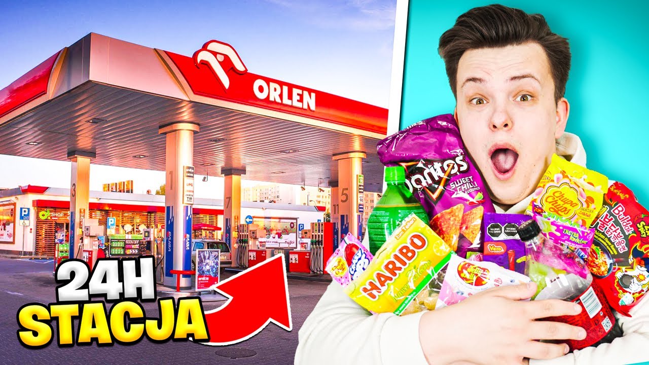 Jem TYLKO JEDZENIE ZE STACJI BENZYNOWEJ przez 24H!