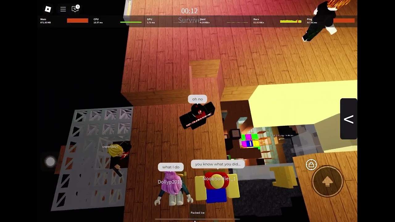Playing Build and Survive in Infectious Smile (because I’m bored)