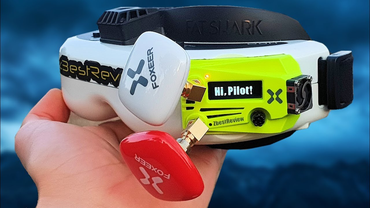 ✅ Приемник Foxeer Wildfire для FPV очков Fatshark 5.8GHz vs Rapidfire, True-d, FXT!