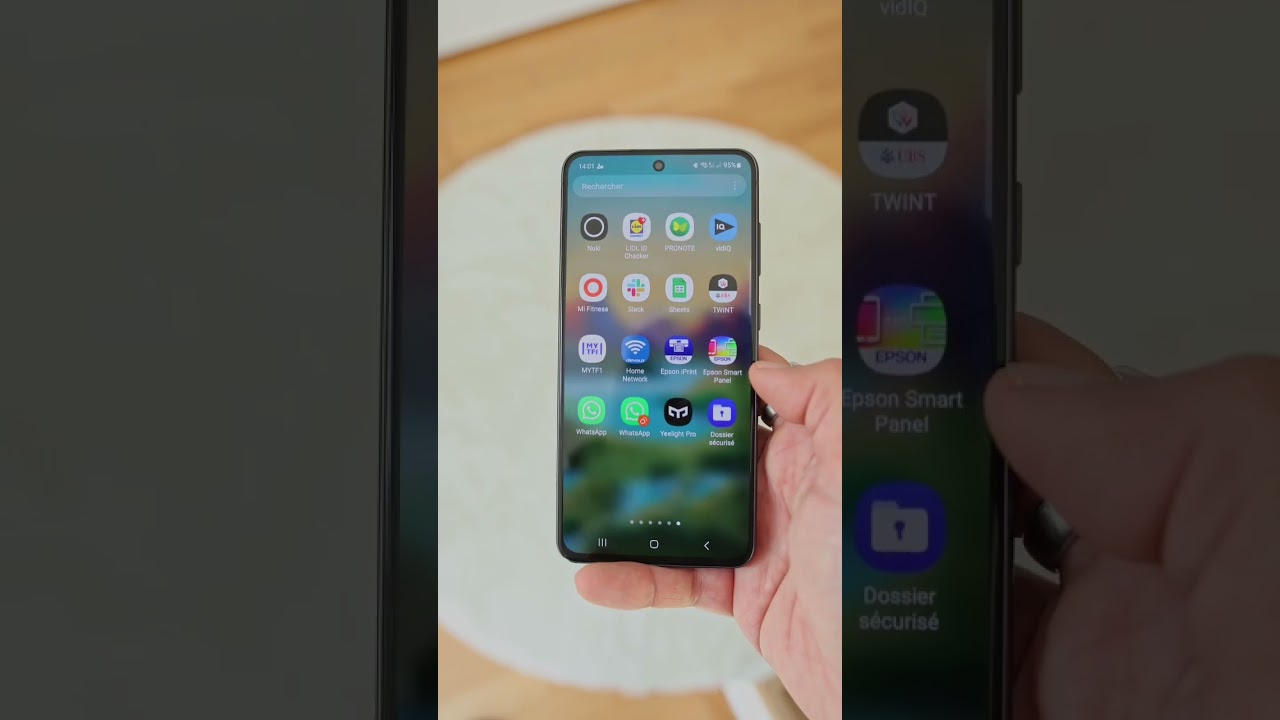 Prot&eacute;ger un dossier sensible sur Samsung ! #Shorts #Samsung #Android #Tutorial #Mobile