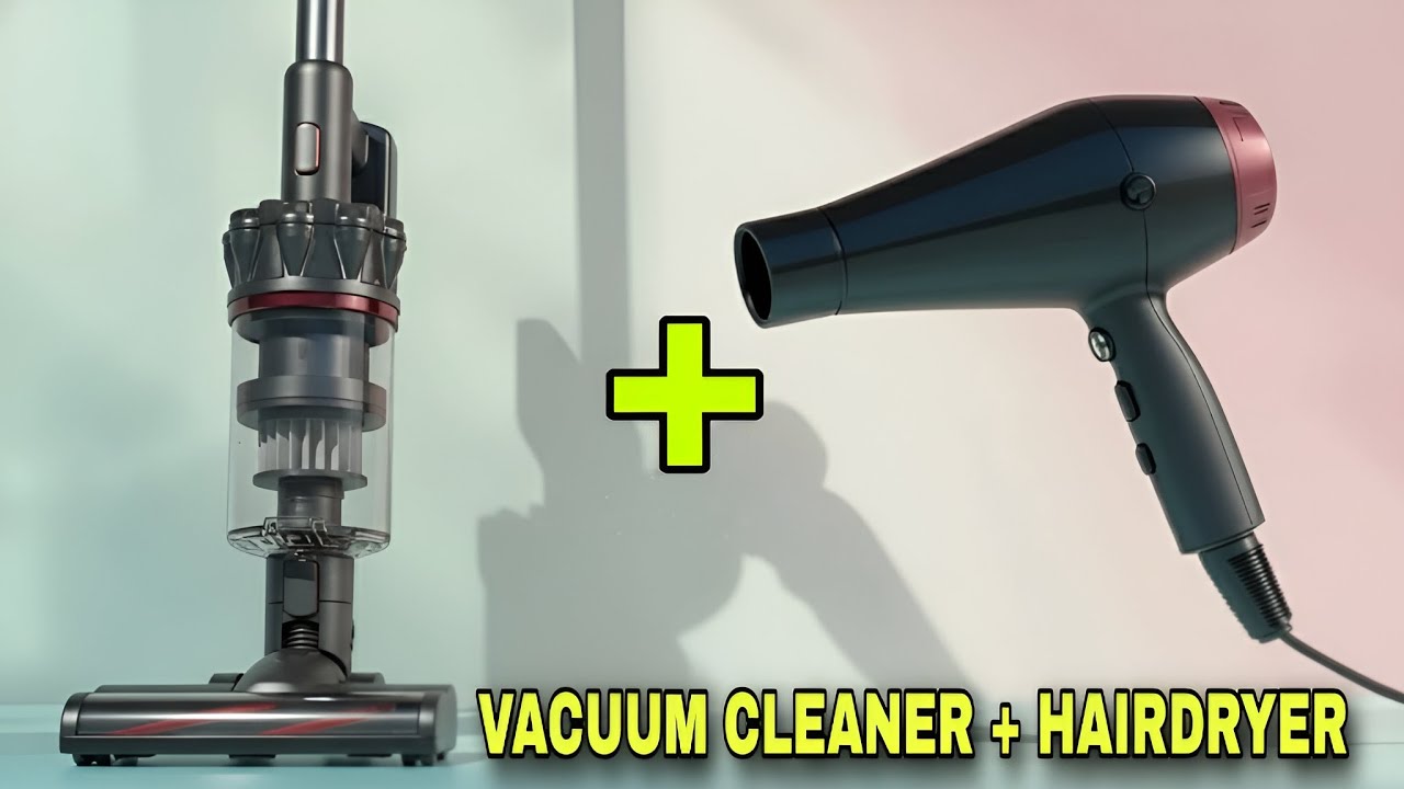 Ultimate Hair Dryer & Vacuum Cleaner Sound for Sleep 😴 Relaxing White Noise, No Ads