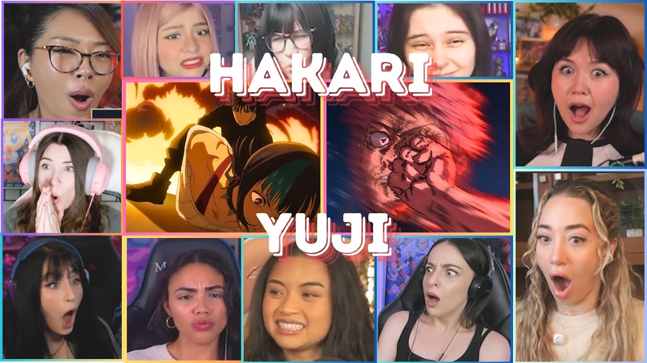 YUJI VS HAKARI - JUJUTSU KAISEN SEASON 3 EPISODE 6 GIRLS REACTION MASHUP