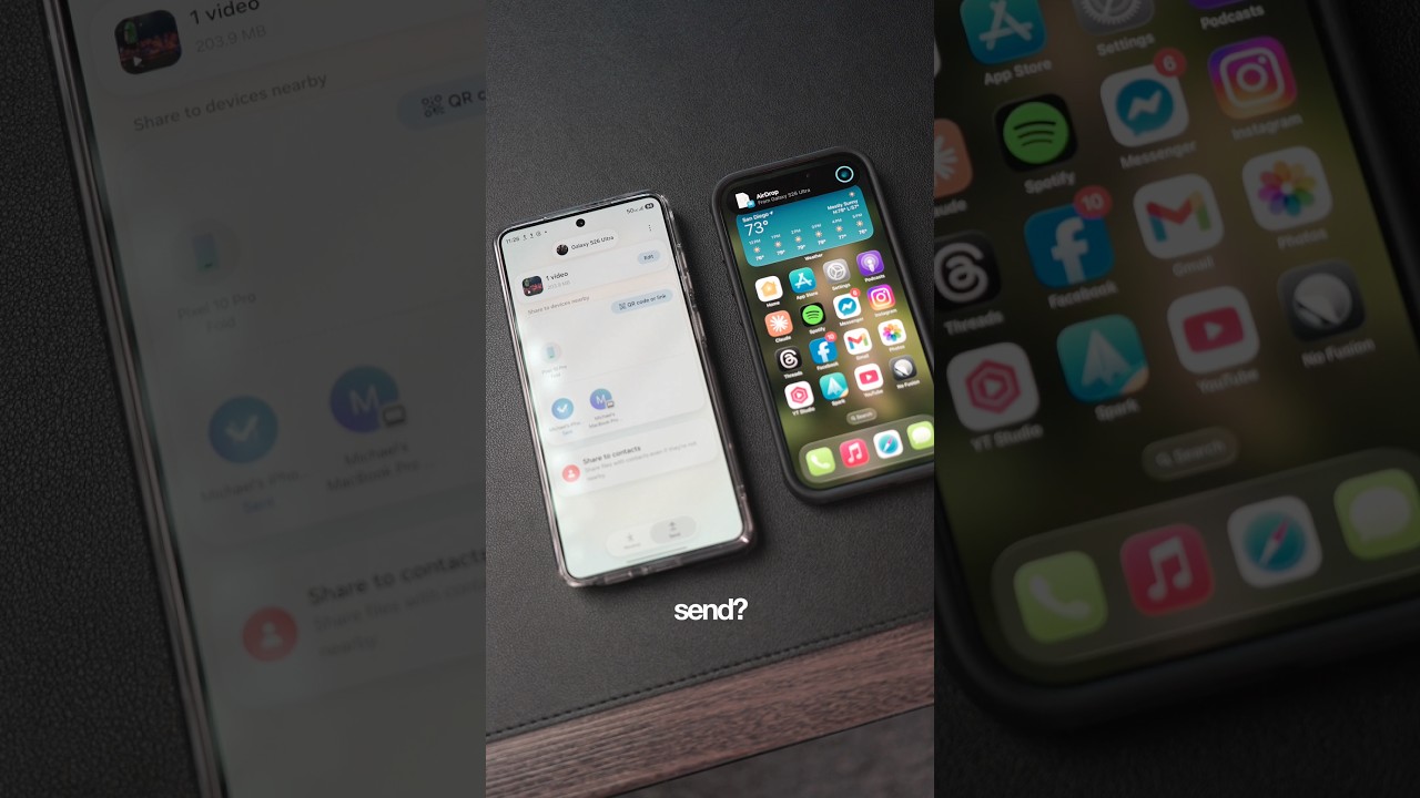 Проблема с AirDrop на Galaxy S26 Ultra