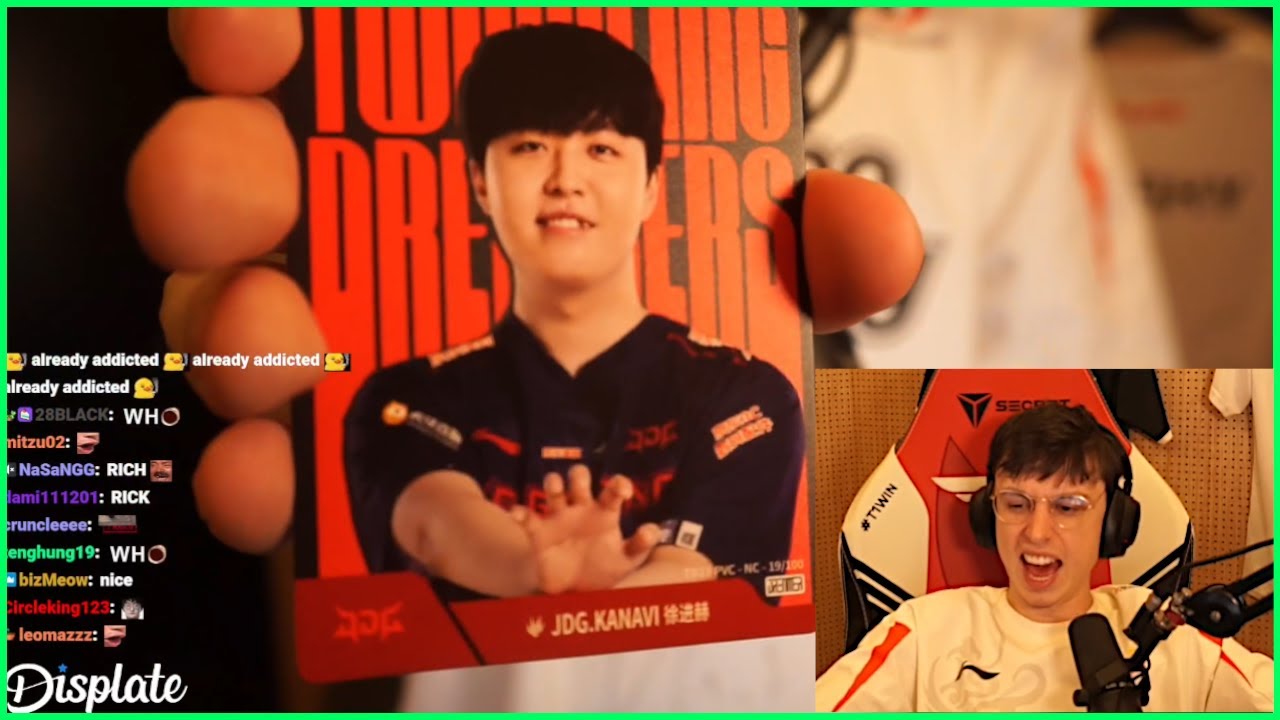 Caedrel Hunts For TheShy In LPL Player Card Pack Opening