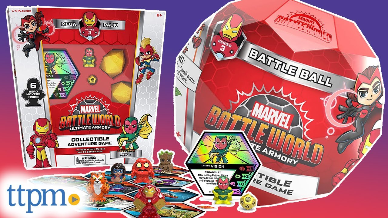 Marvel Battleworld Ultimate Armory Series 3 Mega Pack Game and Battle Ball from Funko Review!