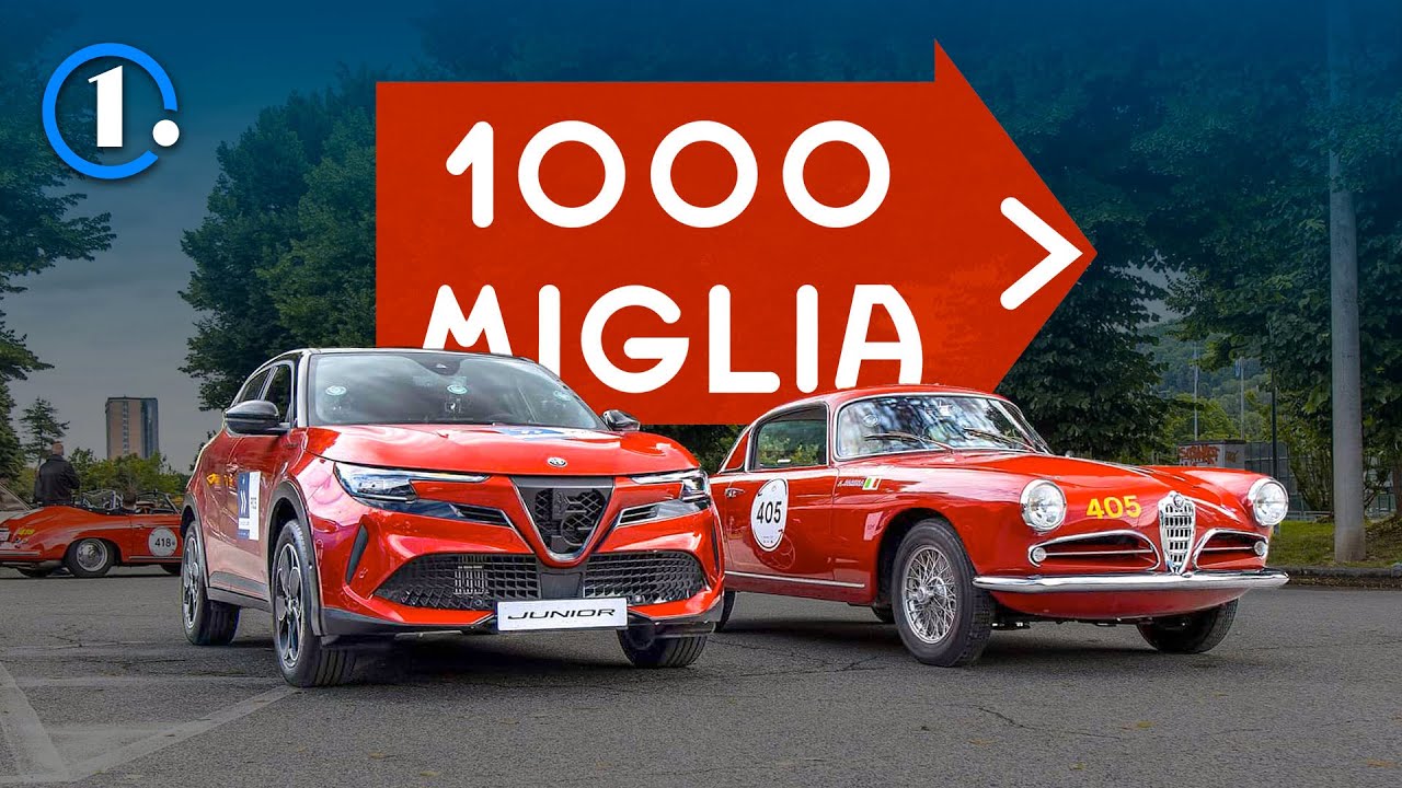 Avec l'ALFA ROMEO JUNIOR, nous avons suivi Andrea et Davide Cironi aux 1000 Miglia !