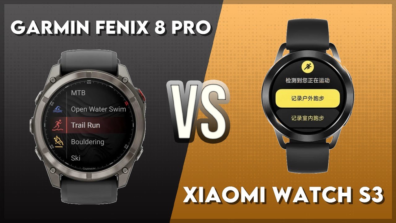Garmin Fenix 8 Pro vs Xiaomi Watch S3 Comparison