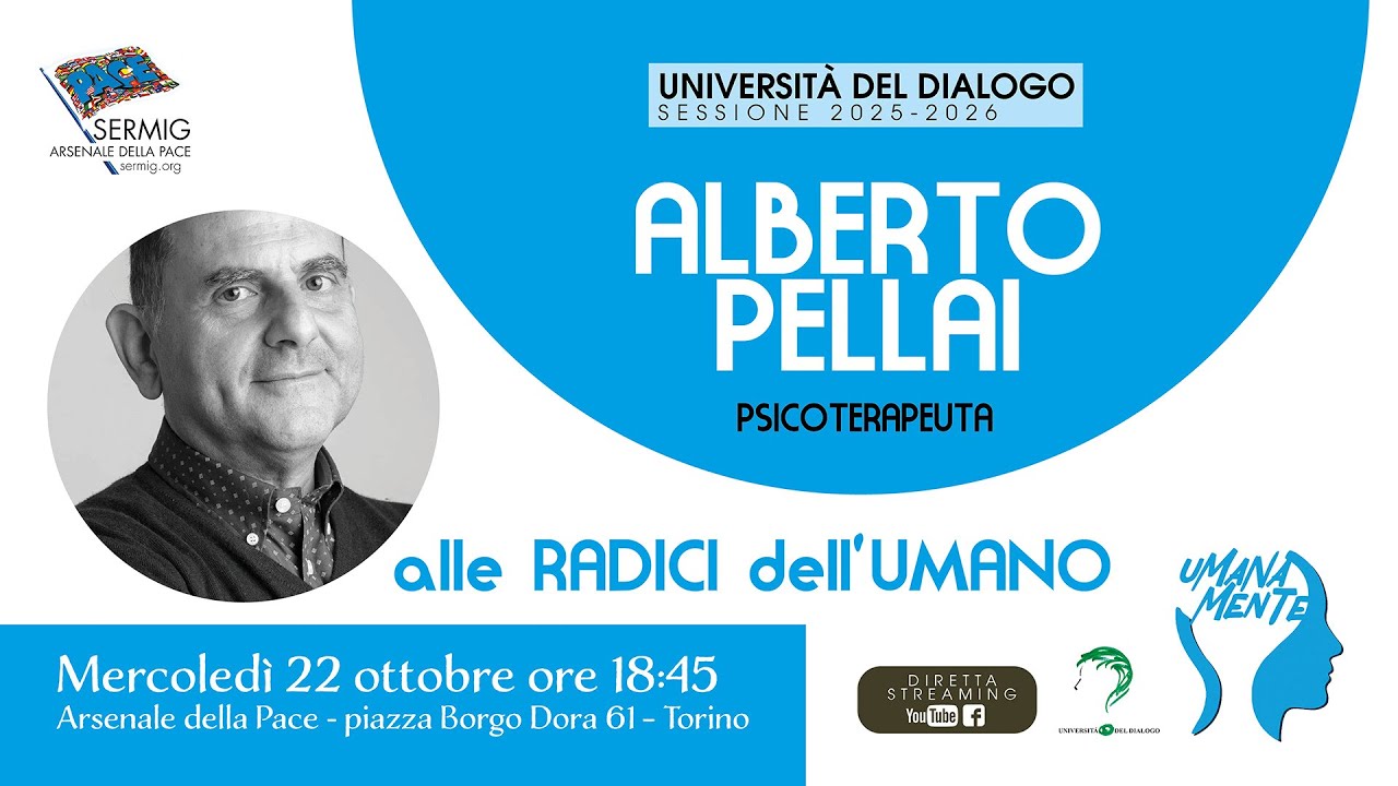Aberto Pellai al Sermig - Universit&agrave; del Dialogo