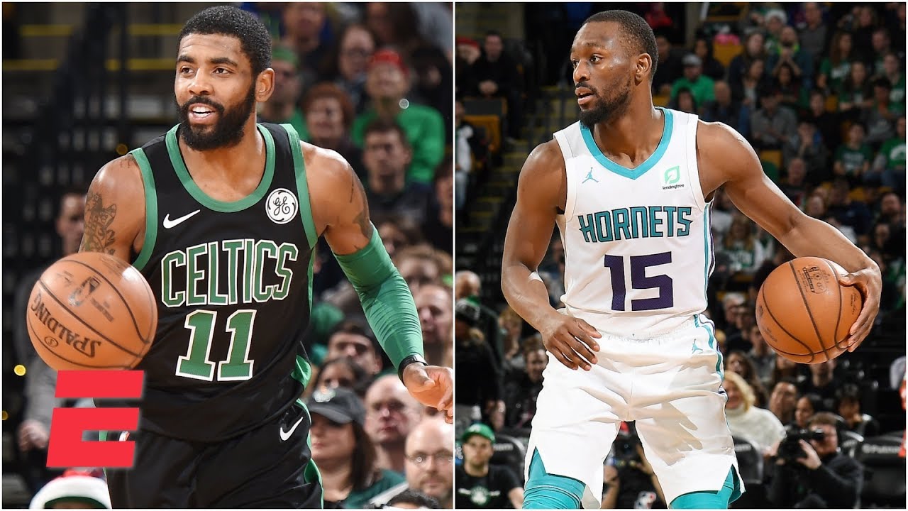 Kyrie Irving gets the best of Kemba Walker at TD Garden | NBA Highlights