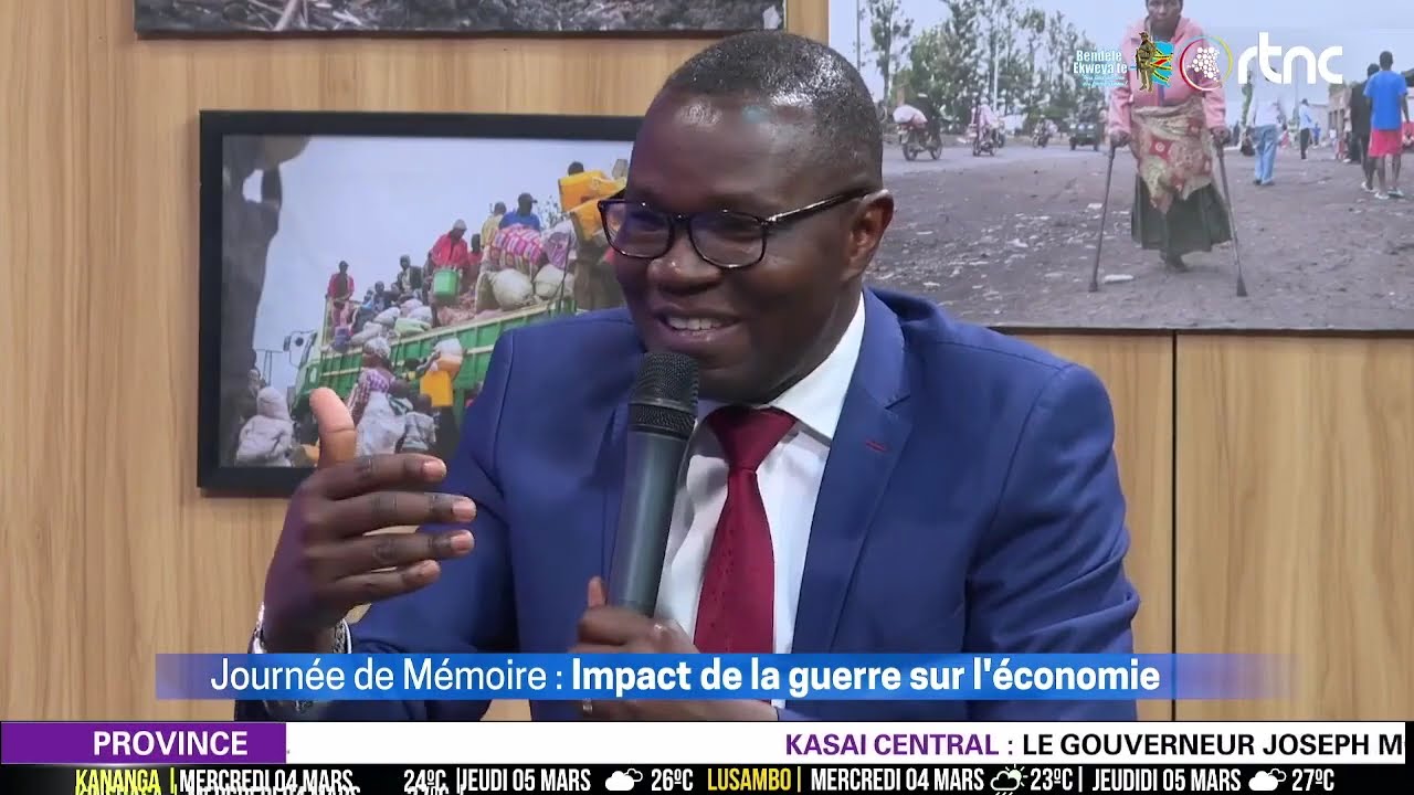 JOURNÉE DE MÉMOIRE   IMPACT DE LA GUERRE SUR L'ÉCONOMIE DE LA RDC