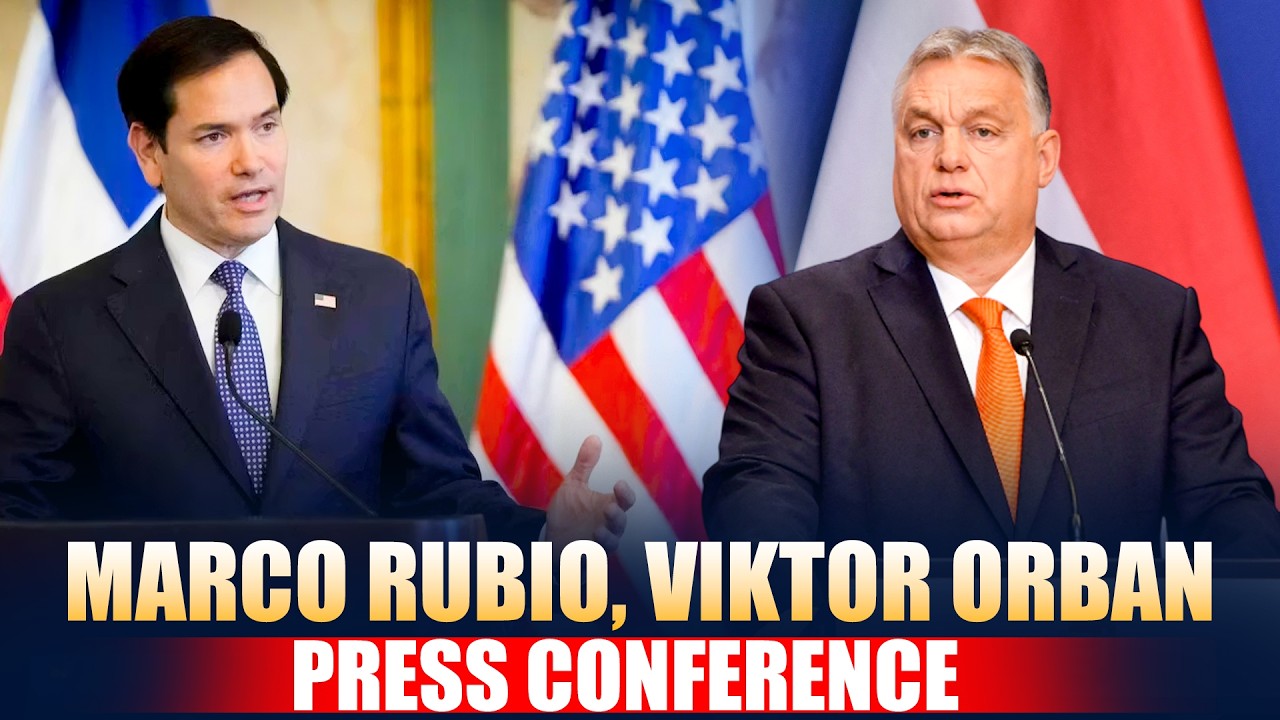 LIVE: Secretary Rubio holds joint press briefing with Hungarian PM Viktor Orban in Budapest | USA