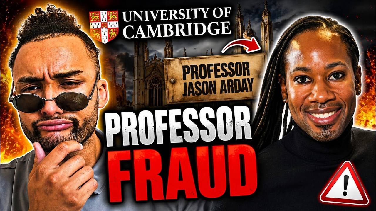 This Cambridge Uni DEI-MAX 'Professor' FAKED his Credentials.. (JASON ARDAY)