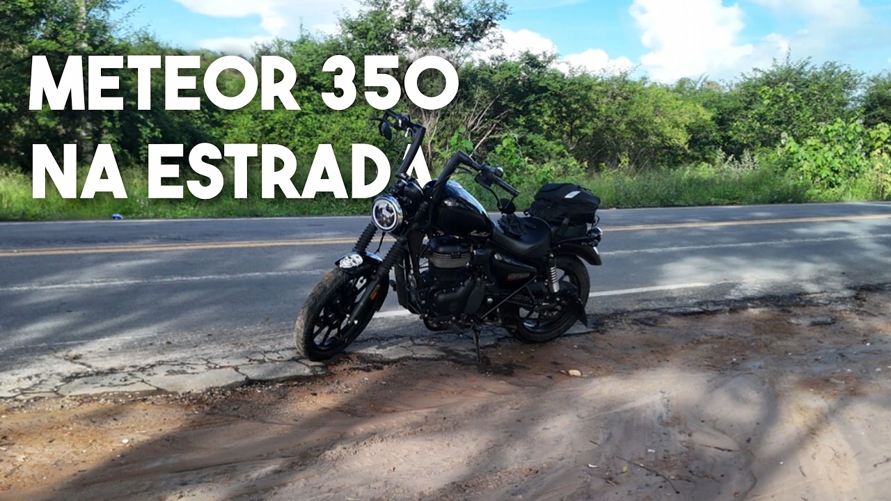 METEOR 350 CUSTOM: Teste na estrada com os novos acessórios!