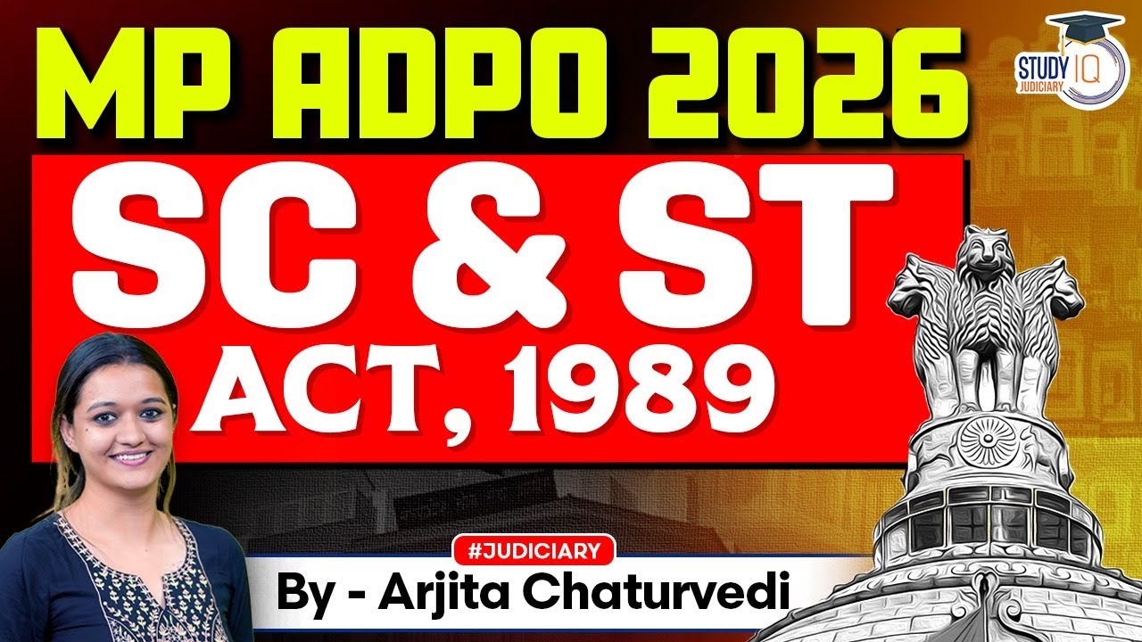 Complete SC & ST Act 1989 | SC & ST Act Revision | MP ADPO Exam 2025