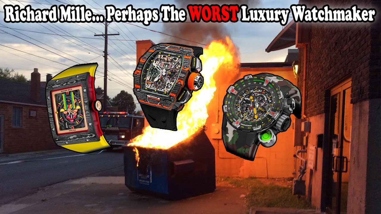Richard Mille... Возможно, ХУДШИЙ производитель «элитных» часов!