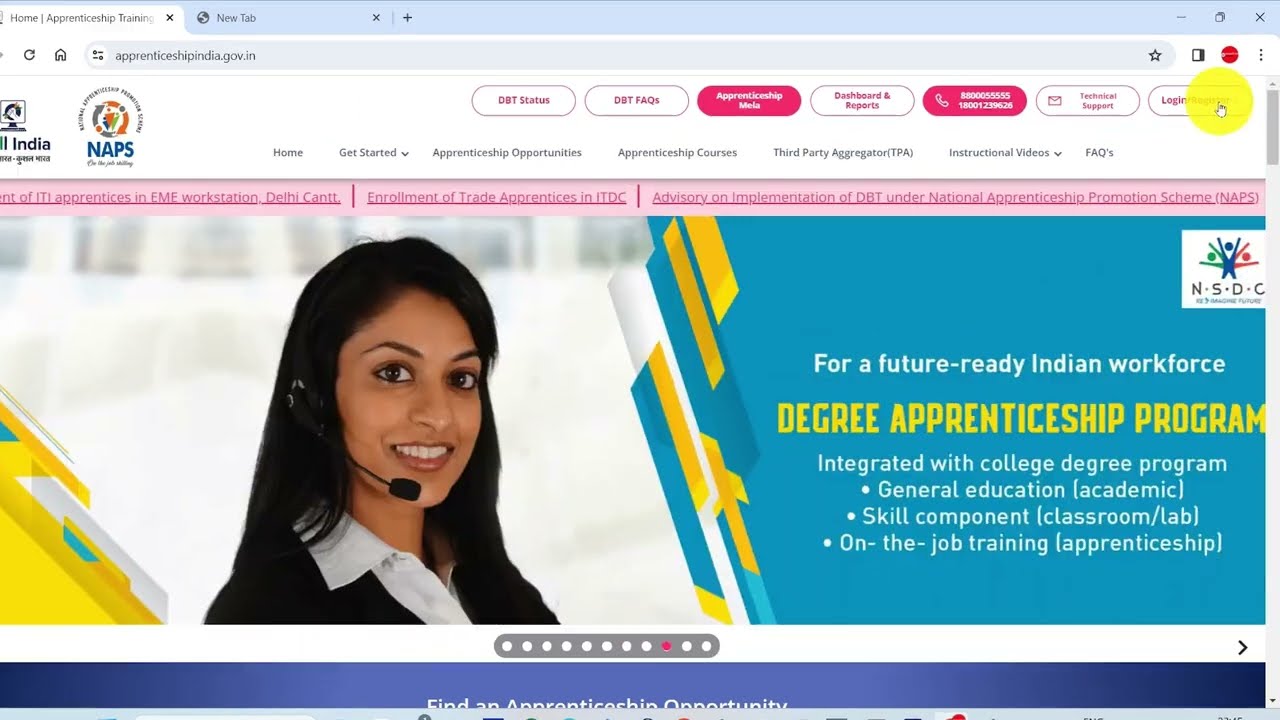 NAPS Apprentice Registration | Step-by-Step Process | National Apprenticeship Promotion Scheme 2025