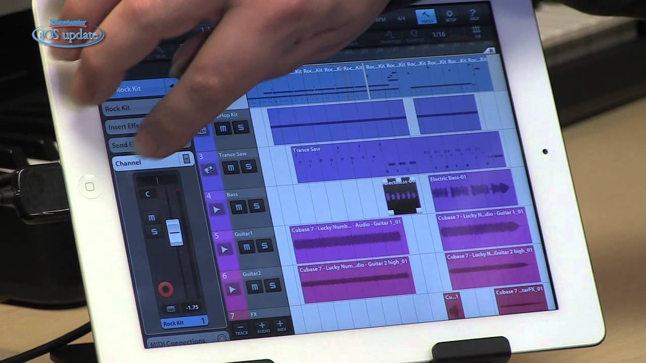 Sweetwater iOS Update - Vol. 27, Steinberg Cubasis DAW App