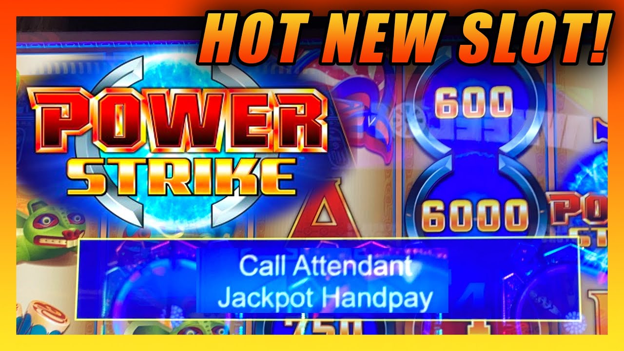 ATOMIC! SHOCKING BIG WIN ON THE NEW SLOT POWER STRIKE ★ JACKPOT HANDPAY!?!?!? WHAT??