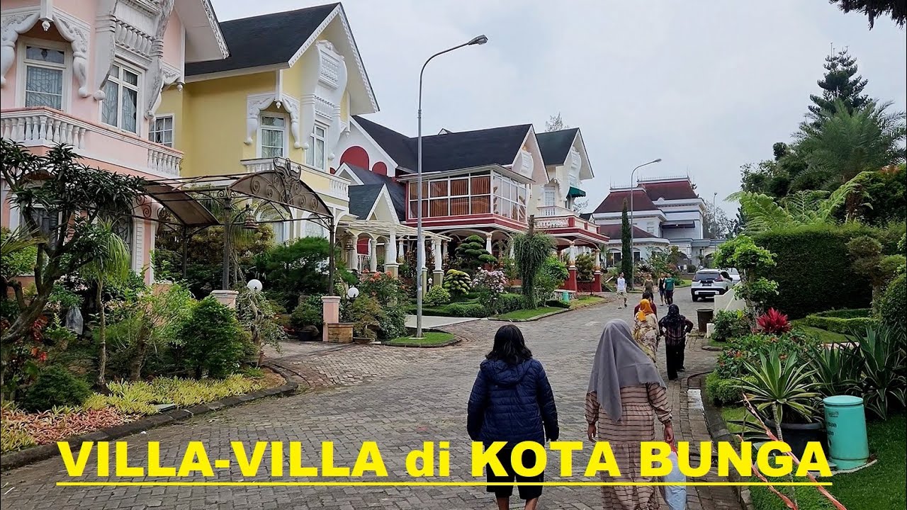 Jalan-jalan melihat villa - vila Perumahan KOTA BUNGA PUNCAK ❗ Walk Around Cipanas - Pacet - Cianjur