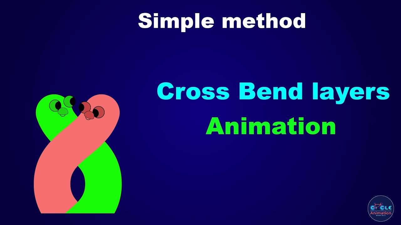 After Effects Tutorials - Create cross bend layers Animation || cycle animation
