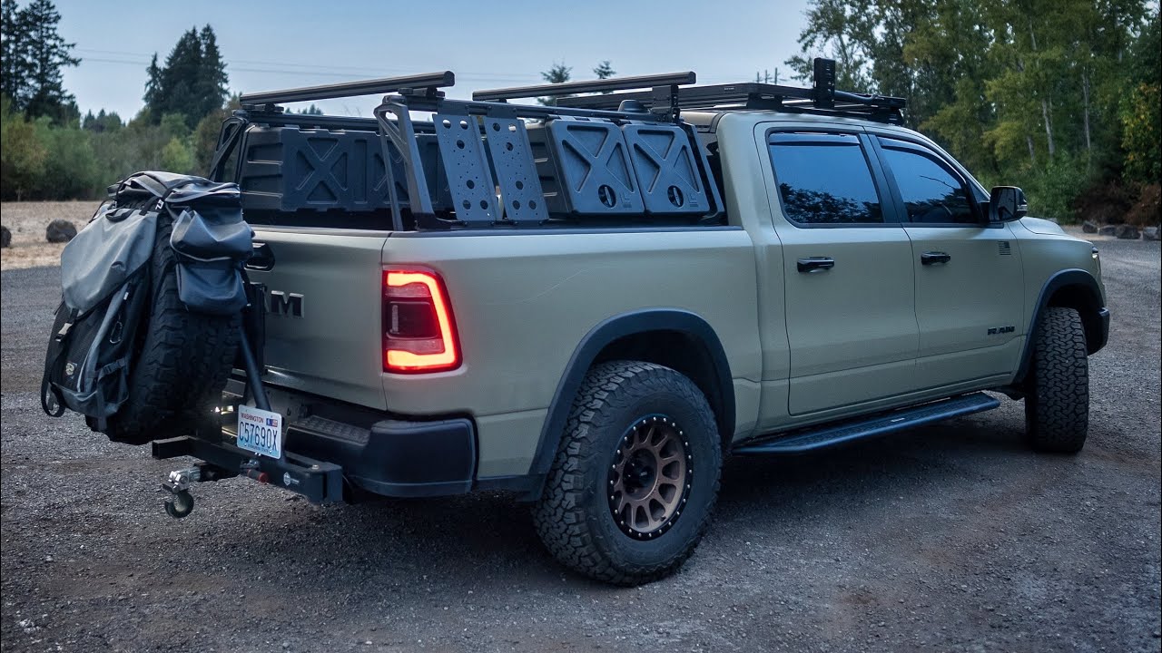 Установка багажников на крышу и кузов — обновление сборки Ram Rebel — Leitner Designs / Frontrunn...