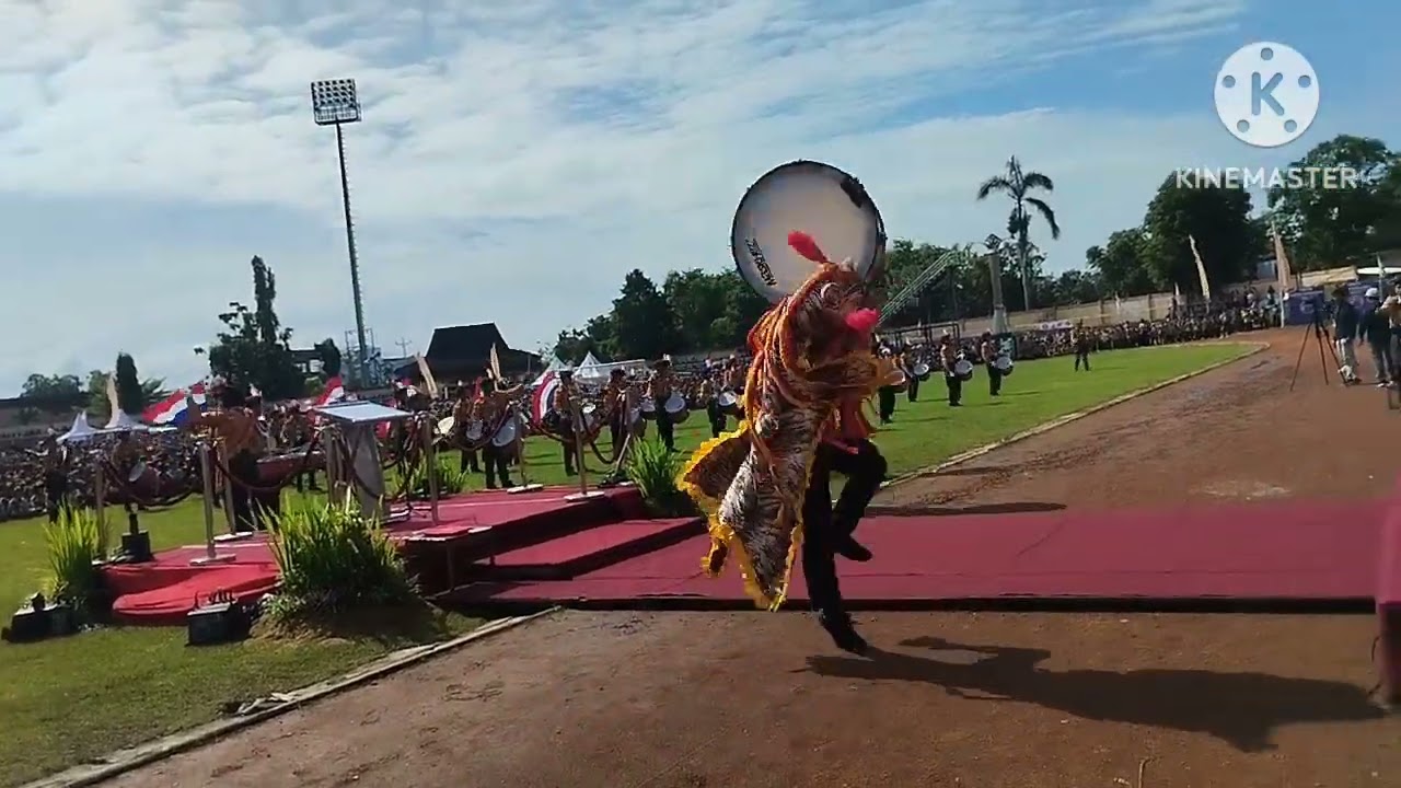Drum Band  SMPN 1 Wangon Pelantikan Pramuka Garuda
