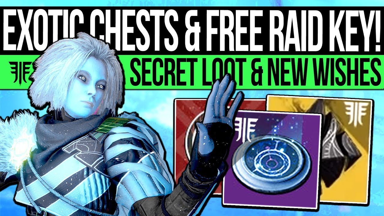Destiny 2 | EXOTIC CHEST & FREE LOOT KEY! New Exotic Quests, Queen Secret, DLC Titles & Hidden Loot!