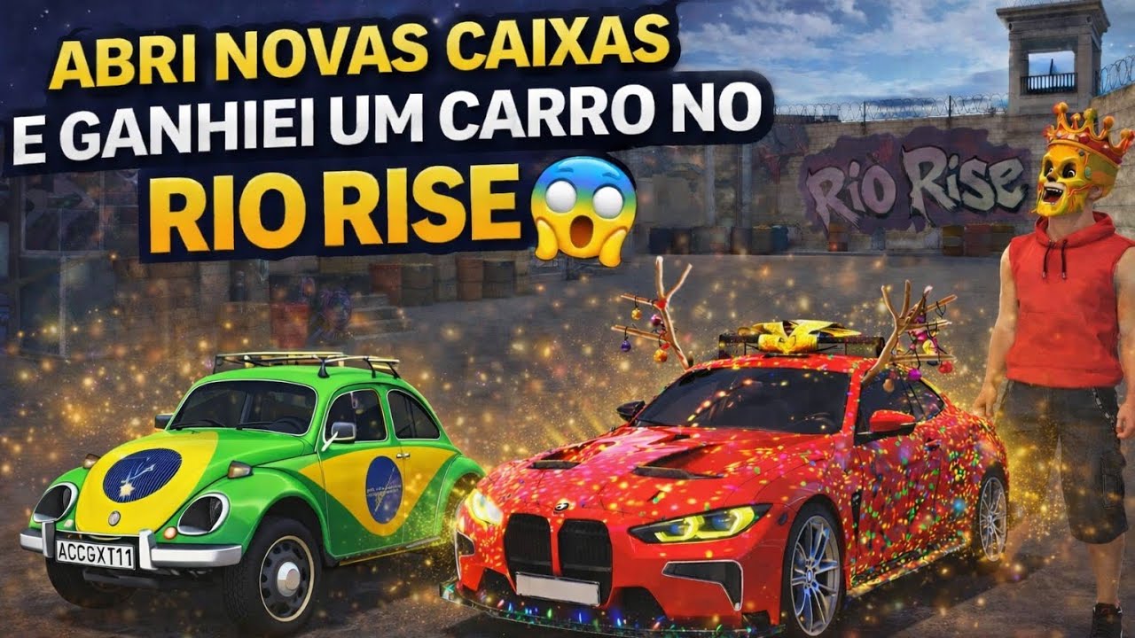 GANHEI UM CARRO NAS CAIXAS DO RIO RISE 😱 #riorise #rioriserp #gta #gtarp #games #automobile #jogos