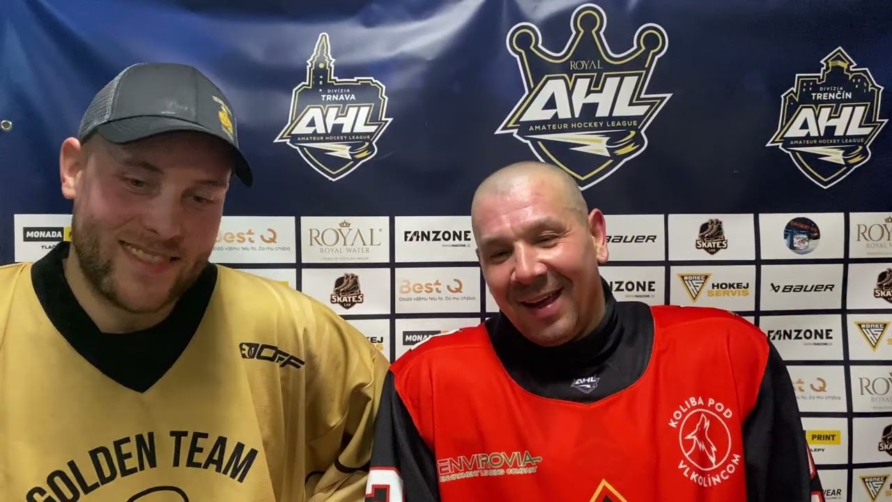 ROZHOVORY po zápase HC HOMEGYM BRATISLAVA vs GOLDEN TEAM TOPOĽČANY 4:5 SN