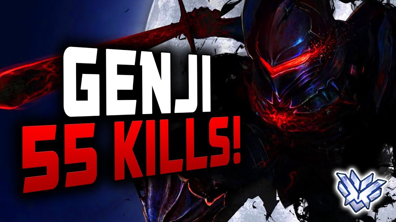 55 ELIMS! 20 Dragonblade Kills - Architect Korean Genji! [ OVERWATCH SEASON 13 TOP 500 ]