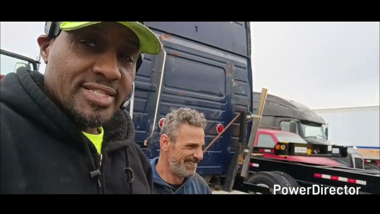 TOWING TWO JUNK TRUCKS FROM ONE PARKING LOT TO ANOTHER PARKING LOT