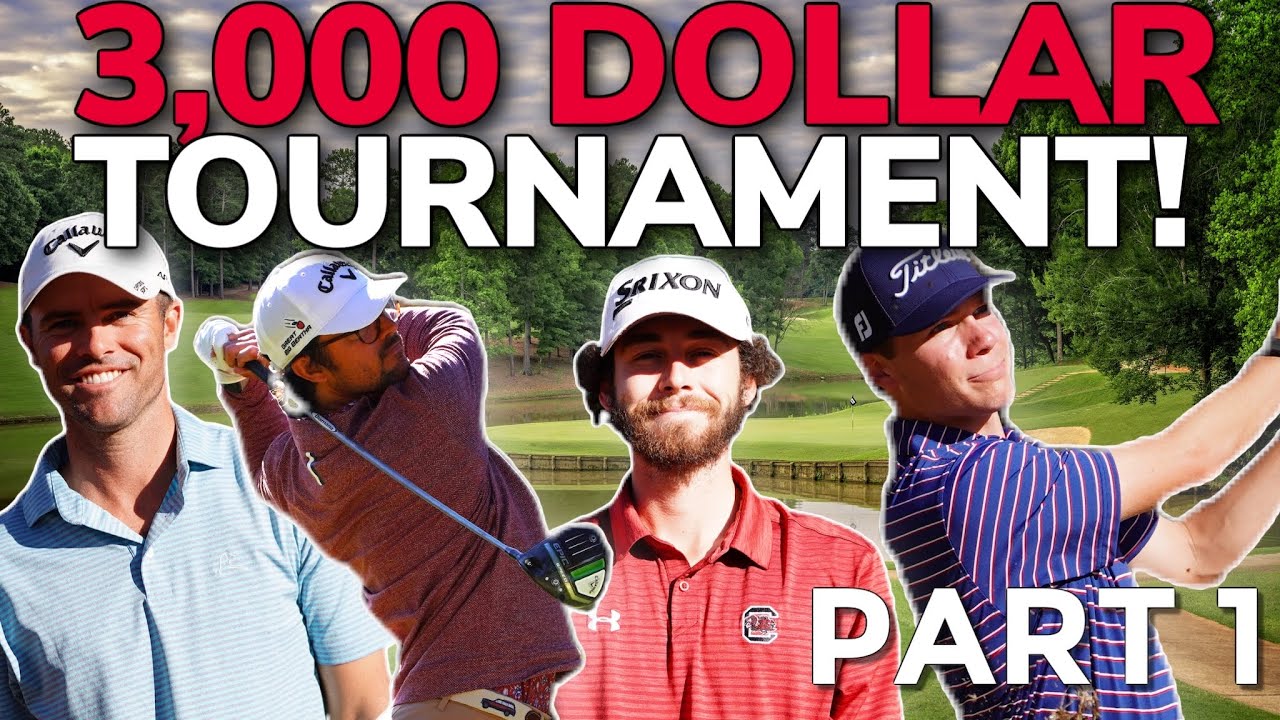 Four PROS Play for 3,000 Dollars!! YOUTUBE’S BEST GOLF! The Christmas Classic (Part 1)
