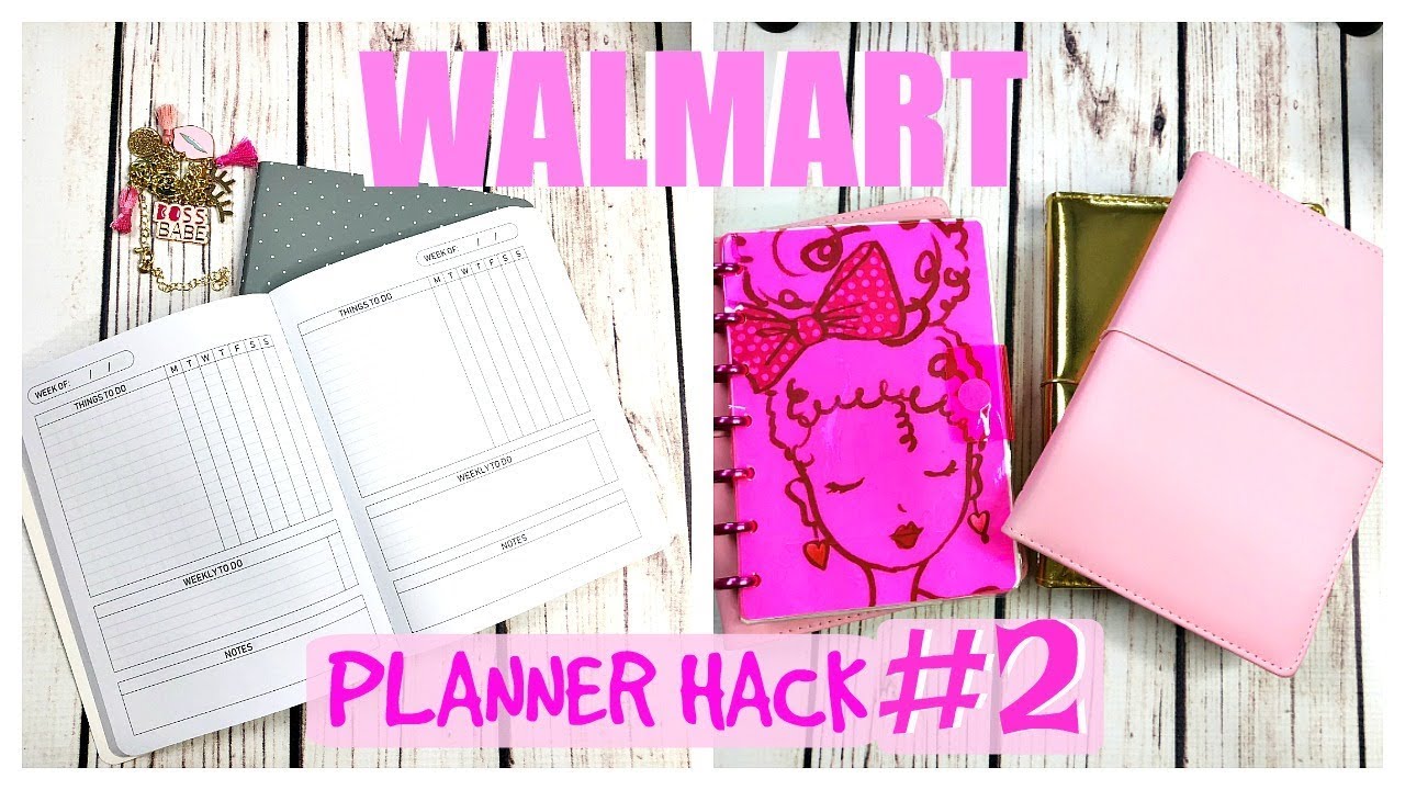 Walmart Planner Hack #2 | Walmart Planner DIY