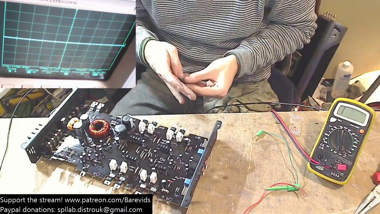 Small car amp repair - JVC 4-channel