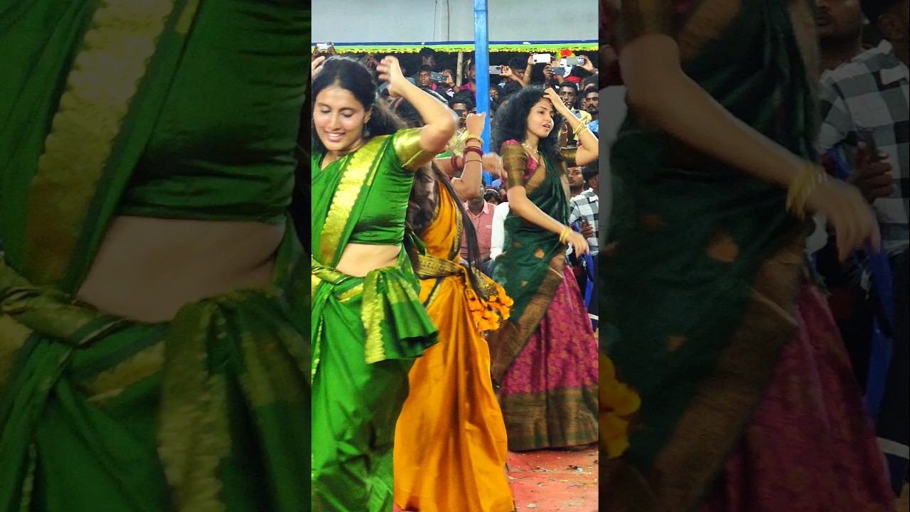 Kulasai dasara girls 👧 kuthu dance 💃 #reels #special_shots #festival 😍
