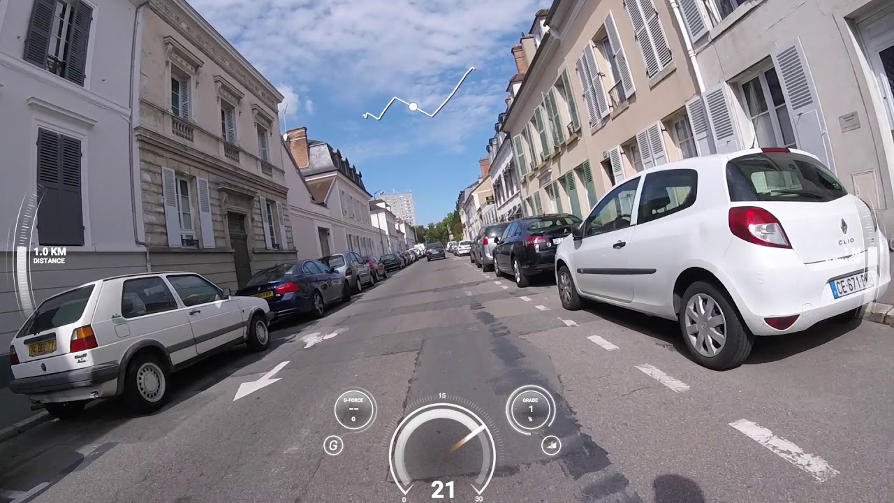 Life at INSEAD - Cycling through Fontainebleau  on my way to INSEAD