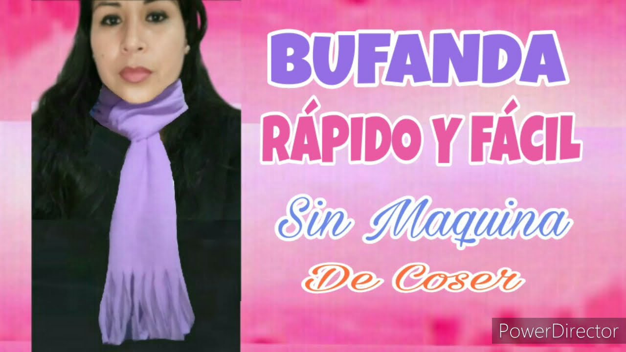 COMO HACER UNA BUFANDA  POLAR / CHALINA SIN MAQUINA DE COSER / BUFANDA SIN COSTURA