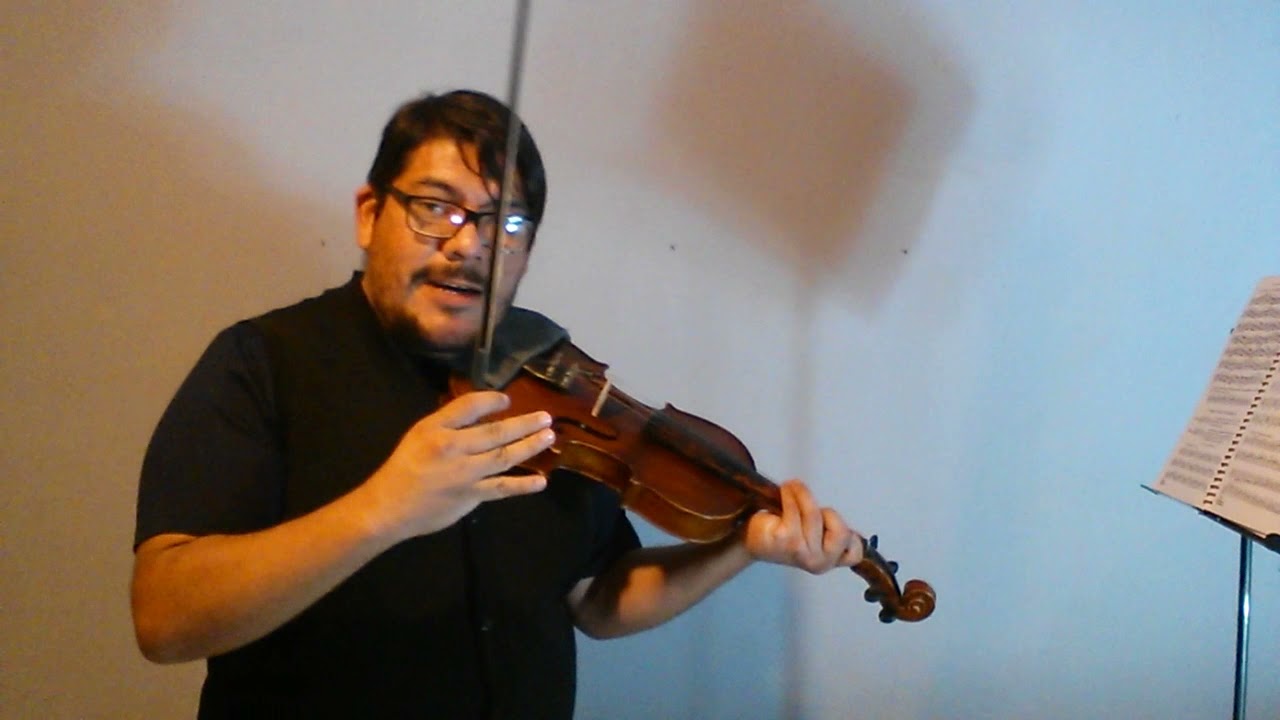 Violín 69: Laoureux 2 - pagina 6, El Portamento (link al método en la descripción)