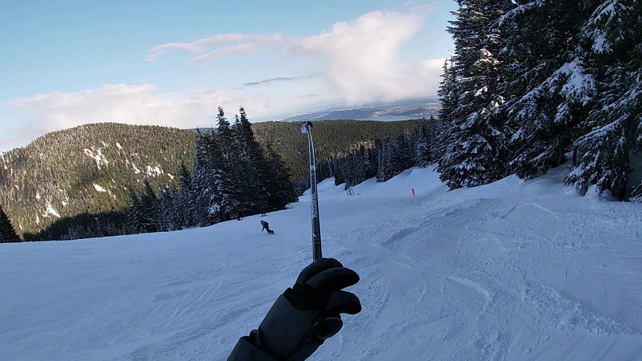 Grouse Mountain Skiing - Heaven's Sake, Intermediate run