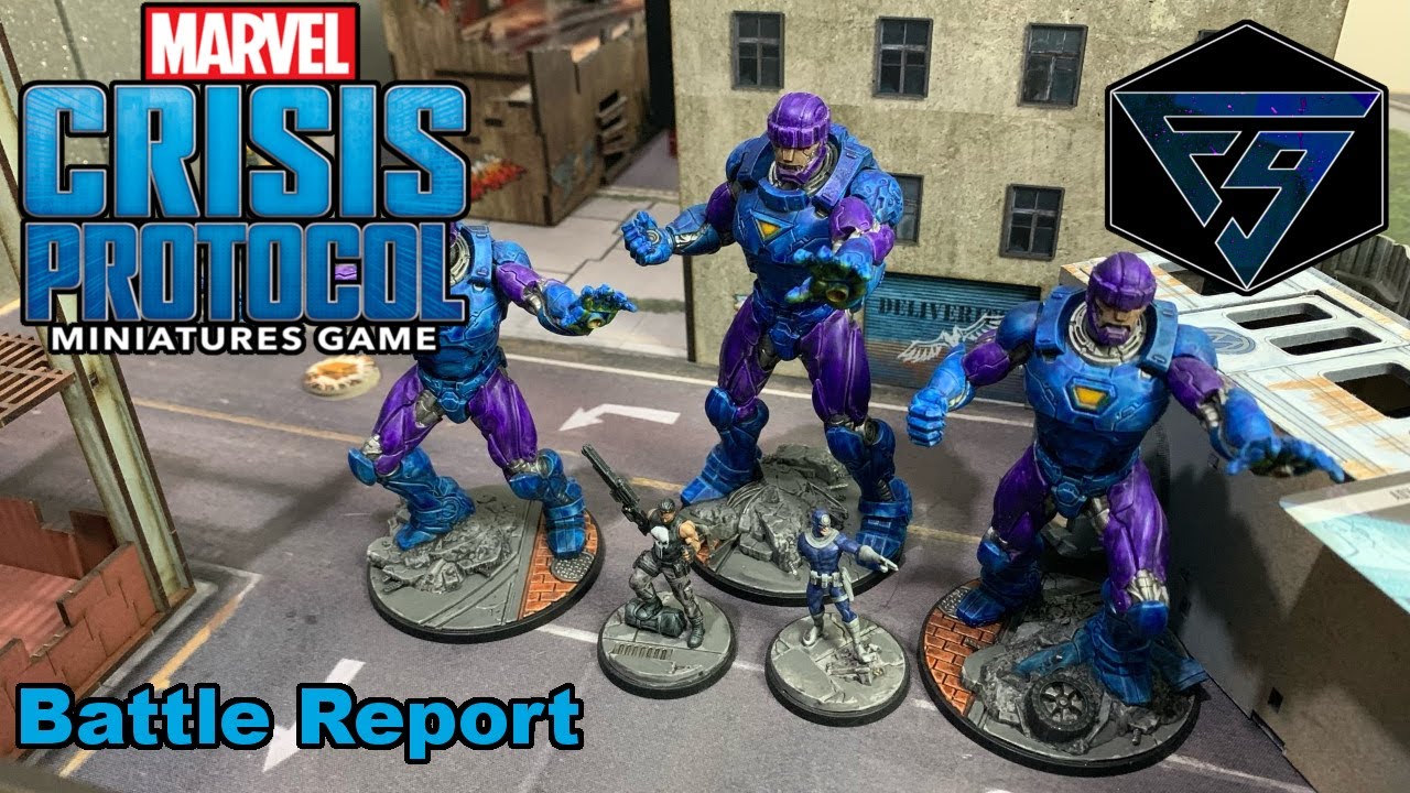 Marvel Crisis Protocol Battle Report [103] Sentinels VS X-Force