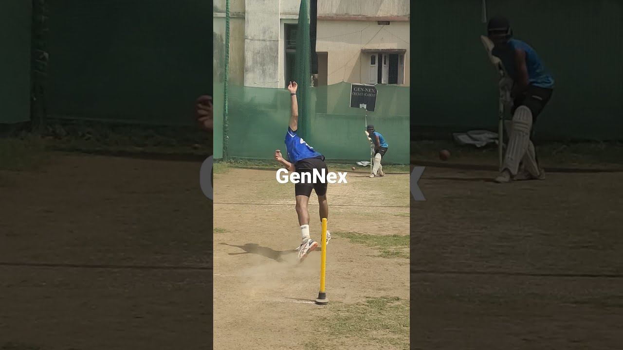 GenNex Cricket Academy@Patna #Nets Session #Saurabh Jharkhand U-23 Player Bowling #Pawan #Batting