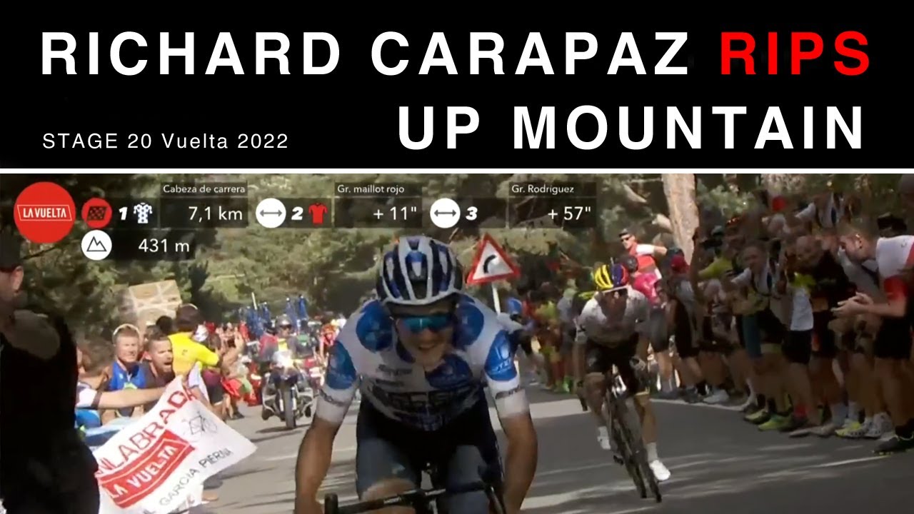 Richard Carapaz EXPLODES up Mountain