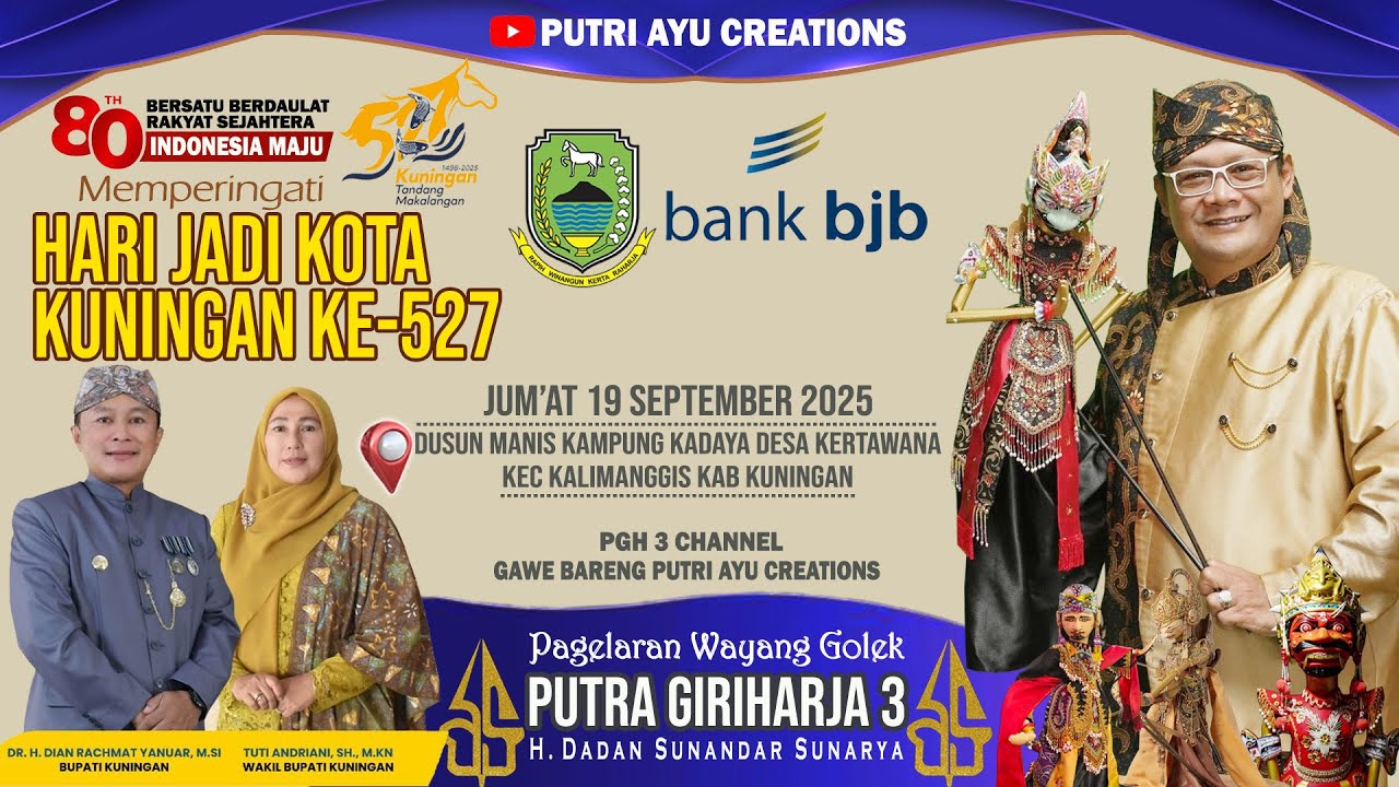 Wayang Golek Full Putra Giriharja3 H. Dadan // Hari Jadi Kuningan Ke 527 // Kadaya Desa Kertawana