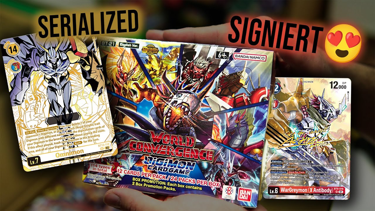 Digimon World Convergence B21 Box Break Opening - Für Zuschauer! 😎