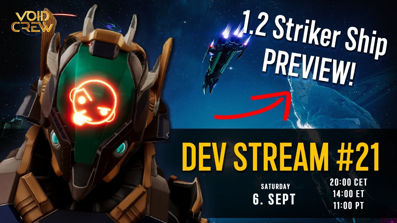 1.2 Striker ship PREVIEW! Content update incoming ! - Void Crew Dev Stream #21