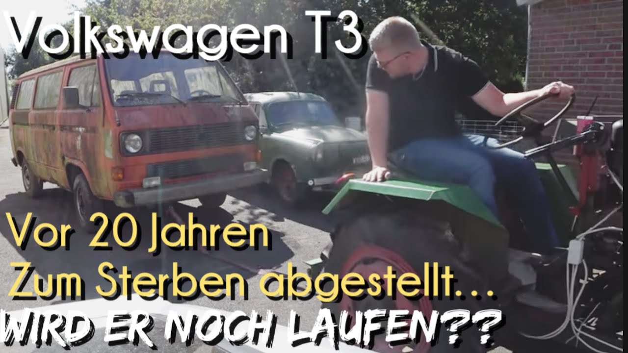 VW T3 Gartenfund: Startet der Motor noch nach 20 Jahren?