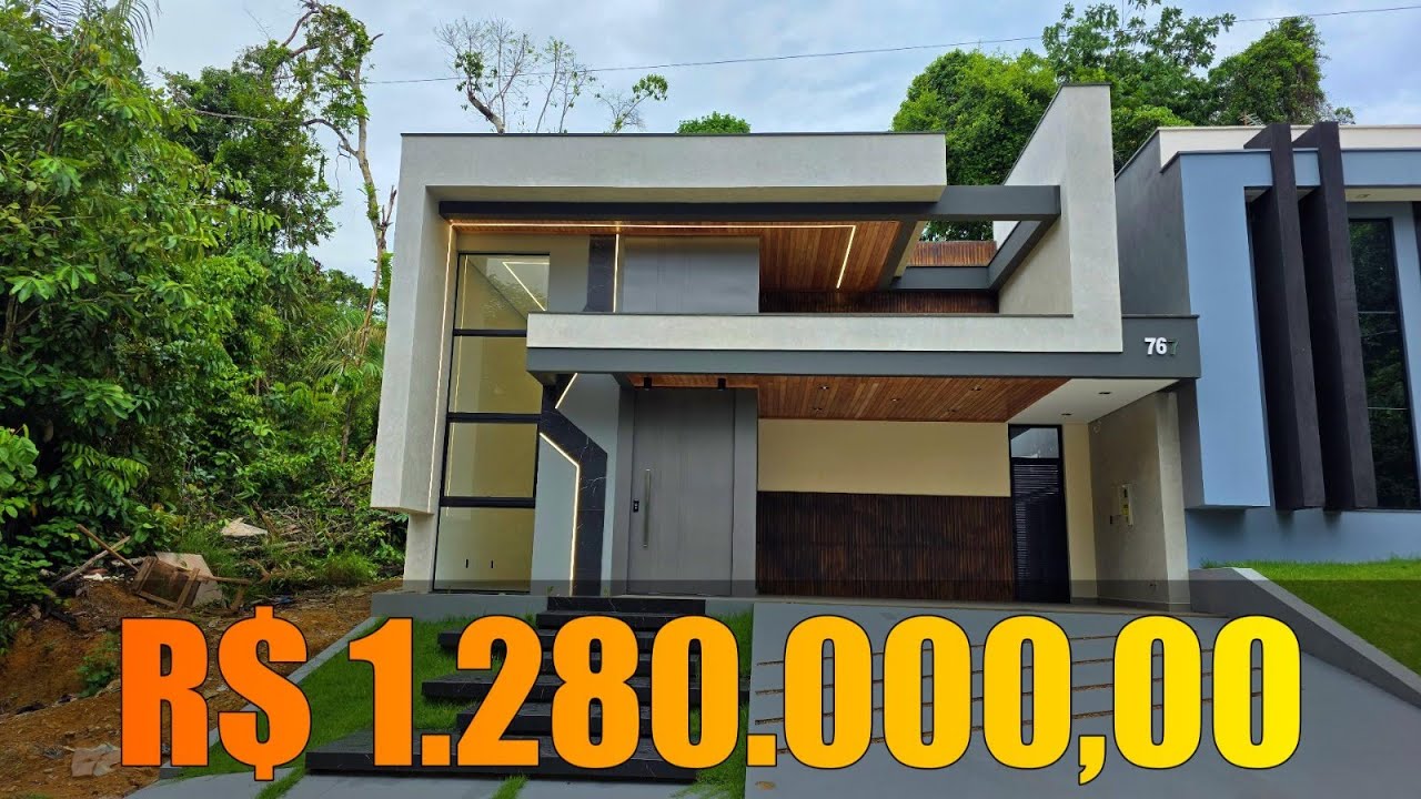 Vivenda das Marinas, Casa térrea com 3 suites sendo uma com closet e banheiro com duas cubas