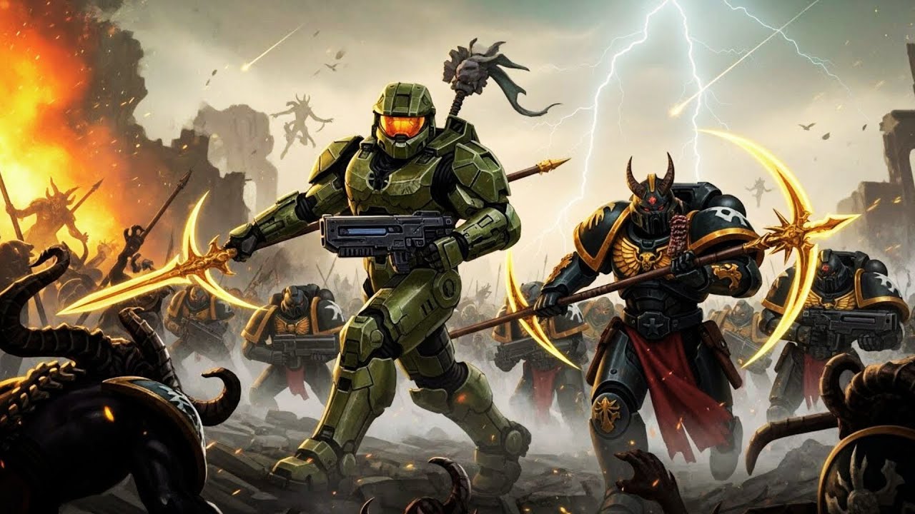 What If Master Chief Entered Warhammer 40K?